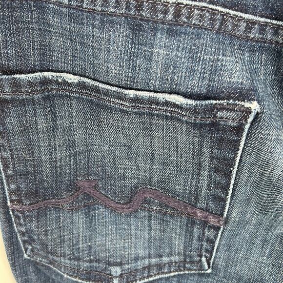 7 For All Mankind Women's Dark Wash High Waist Bootcut Jeans Size 27 - Picture 10 of 16
